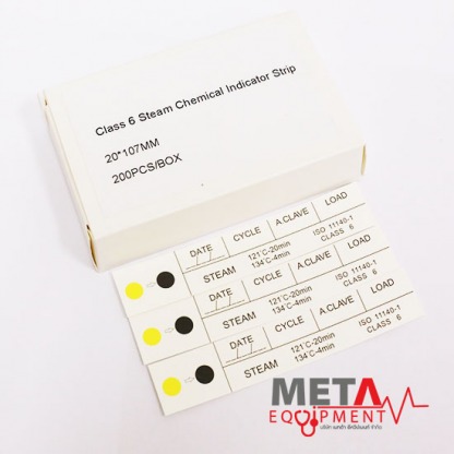 Class 6 Steam Chemical Indicator Strip - ผู้นำเข้า - จำหน่ายอุปกรณ์ทางการแพทย์