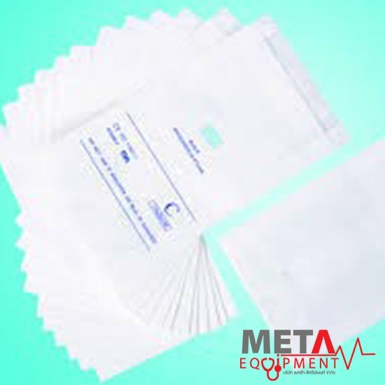 ถุงกระดาษฆ่าเชื้อแบบขอบซ้อน  Sterilization paper bags gusseted-paper/paper  - ผู้นำเข้าและจำหน่ายอุปกรณ์ทางการแพทย์ - เมทต้า อีควิปเมนท์